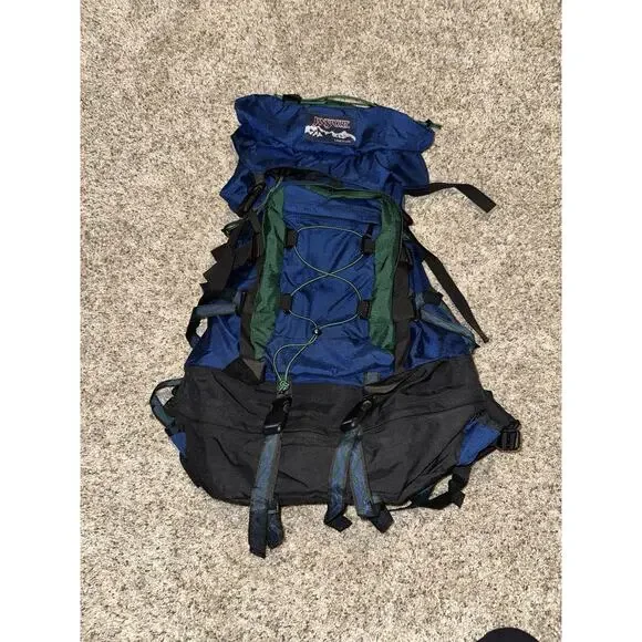 Jansport Rare NWOT Vintage Hiking Backpack USA 26 X 16.5 Padded Back Frameless - Picture 12 of 12